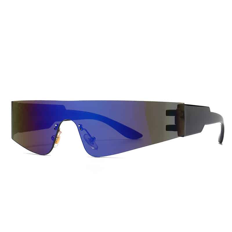 Lunettes de mannequin monobloc à dessus plat à la mode pour femmes – Image 5