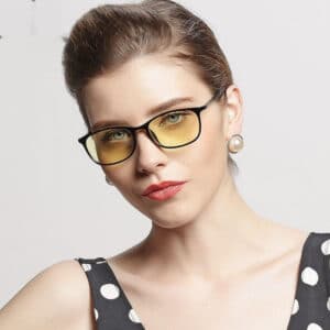 Lunettes de jeu en ligne anti-lumière bleue. Lunettes d’ordinateur tendances et à la mode pour hommes et femmes