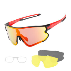 Lunettes de cyclisme à verres interchangeables et de protection UV