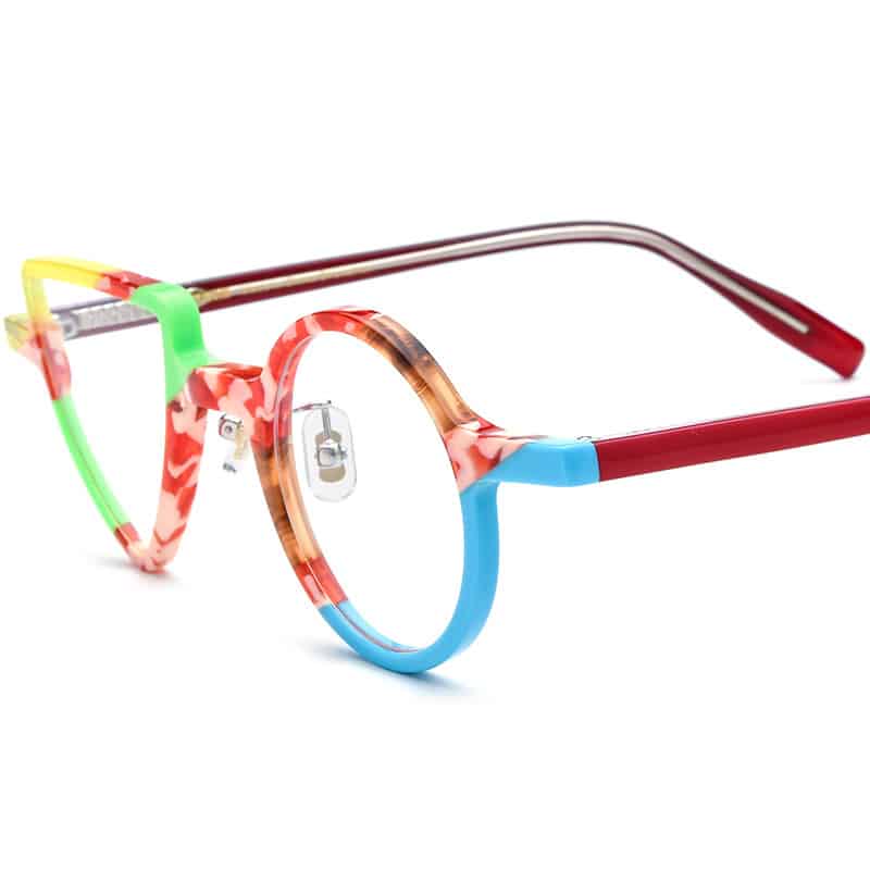 Lunettes à cadre rond et triangulaire à la mode pour hommes et femmes – Image 8
