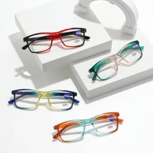 Lunettes presbyopes à monture carrées pour femmes