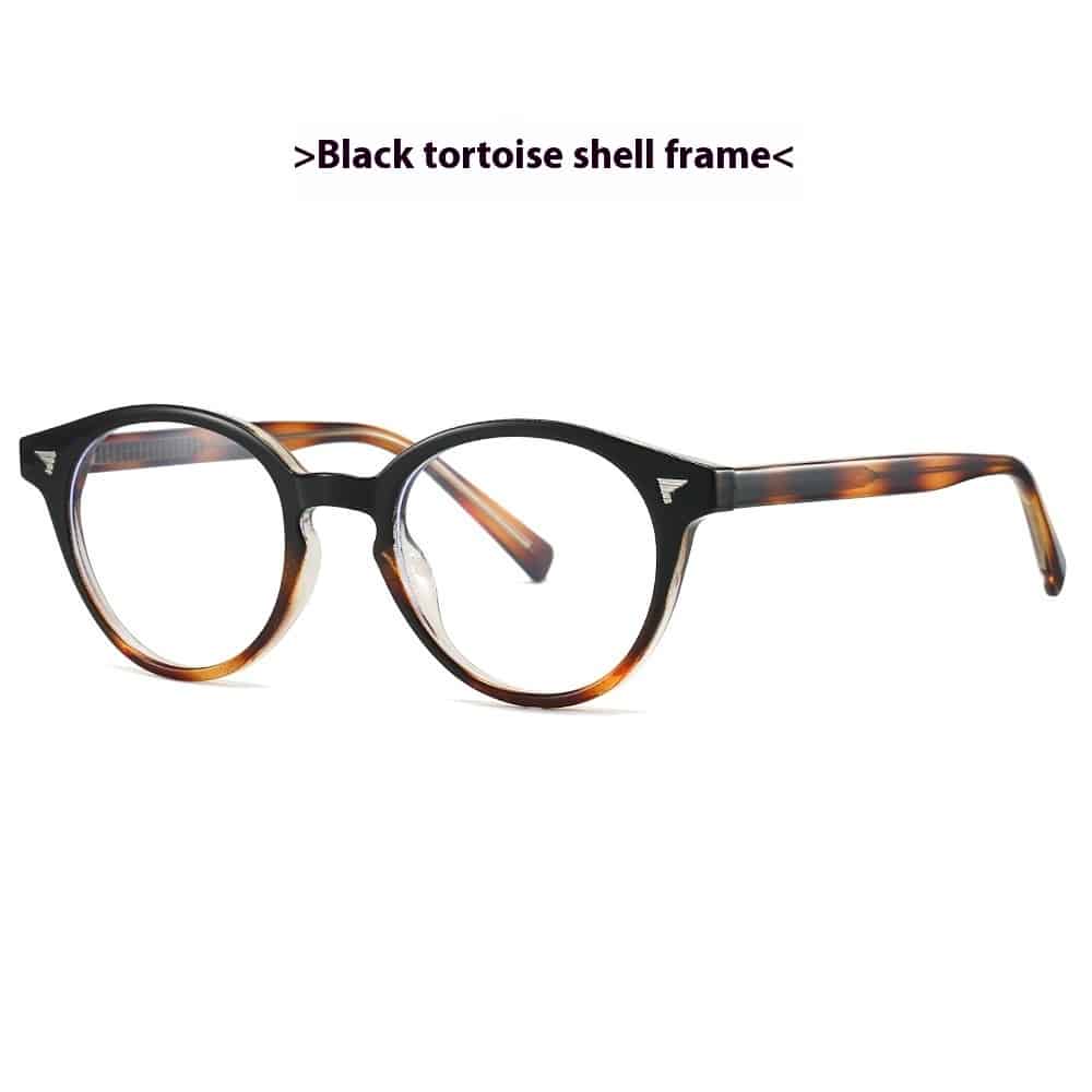 Lunettes à monture à rivet de style rétro anti lumière bleue – Image 4