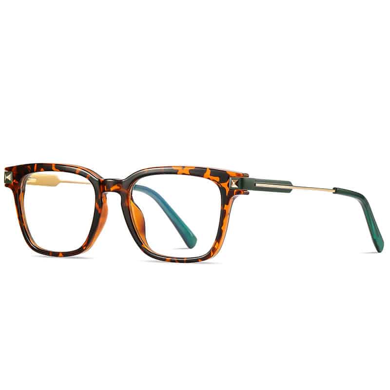 Monture de lunettes anti-lumière bleue pour homme en métal – Image 2