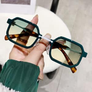 Lunettes de soleil à monture carrée à la mode pour hommes et femmes