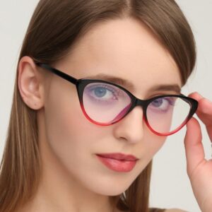 Lunettes de mode pour yeux de chat. Lunettes à monture rétro tendance artistique