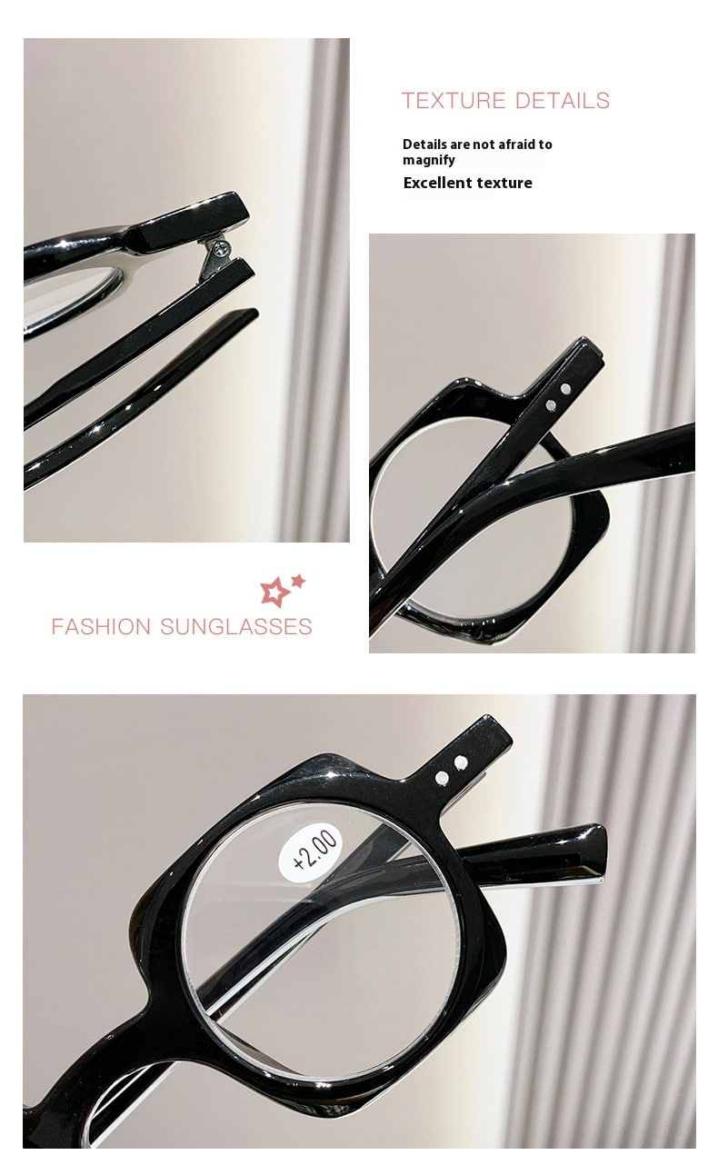 Lunettes presbyopiques à monture rétro anti-lumière bleue. Vieilles lunettes de lecture pour hommes – Image 8