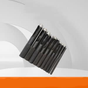 Outils pour le travail du cuir. Perforatrice ronde et creuse pour le cuir