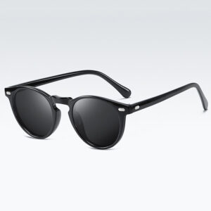 Lunettes de soleil rondes polarisées. Lunettes de conduite de nuit anti-reflets