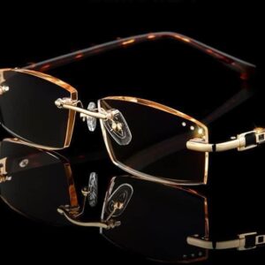 Lunettes de lecture en cristal naturel anti-radiation et anti-riode bleu