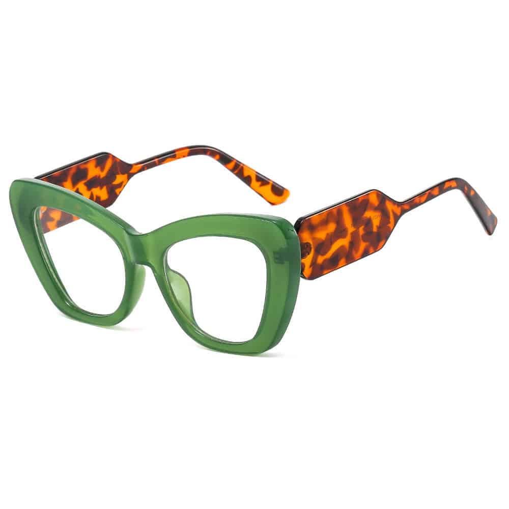 Lunettes de soleil à contraste et de couleur unie – Image 2