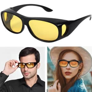 Lunettes de conduite de nuit anti-reflets et anti-éblouissements double usages jour/nuit. Lunettes de soleil polarisées pour hommes et femmes