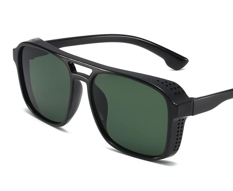Lunettes de soleil à double faisceaux à la pour hommes – Image 10