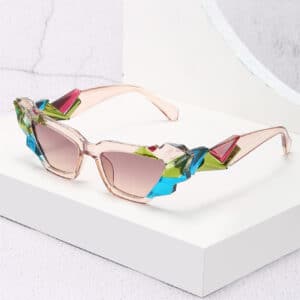 Lunettes de personnalité irrégulières et polyvalentes à la mode pour femmes