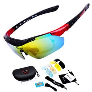 Lunettes de cyclisme. Lunettes de soleil coupe-vent