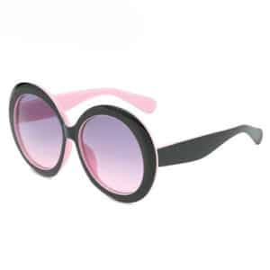 Lunettes de soleil à monture ronde à la mode pour femmes