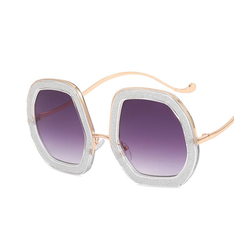 Lunettes concaves polygonales à la mode pour femmes – Image 6