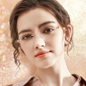 Lunettes de lecture anti-rayons bleus HD ultra-légères à la mode pour femmes