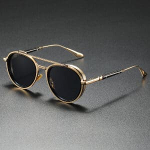 Lunettes de soleil ovales de style rétro à la mode pour hommes et femmes