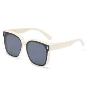 Lunettes de soleil à large monture à la mode pour hommes