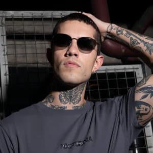 Lunettes de soleil en métal tendances et à la mode pour hommes