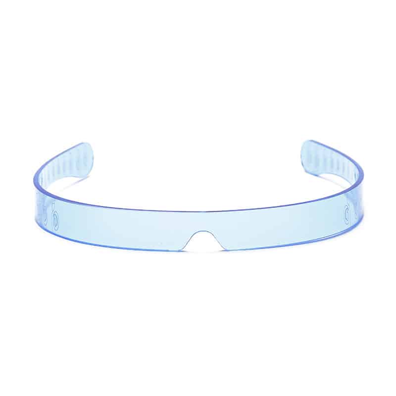 Lunettes de soleil punk à monture transparente sans contour pour hommes et femmes – Image 2