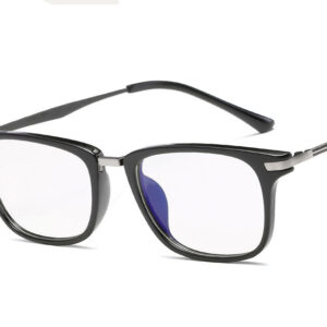 Lunettes à degrés infinis de style rétro plat pour hommes et femmes. Lunettes d’ordinateur à la mode