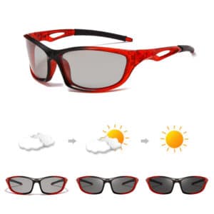 Lunettes de cyclisme polarisées et à la mode pour hommes