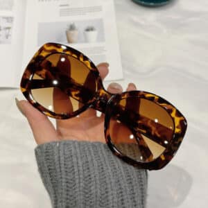 Lunettes de soleil noires anti-UV à la mode pour hommes et femmes
