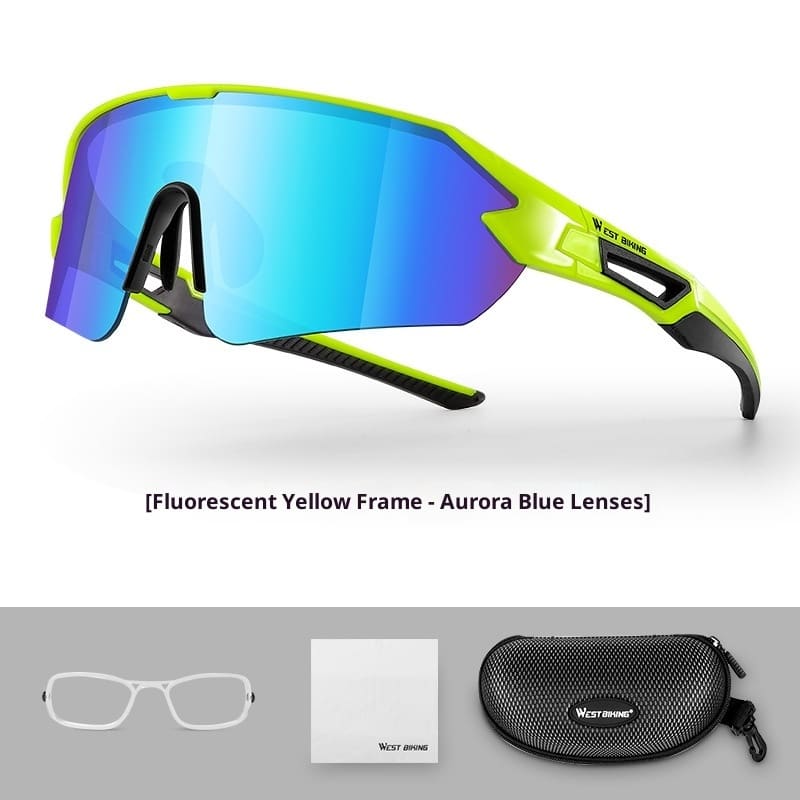Lunettes sportives à grand cadre et à lentille colorée – Image 2