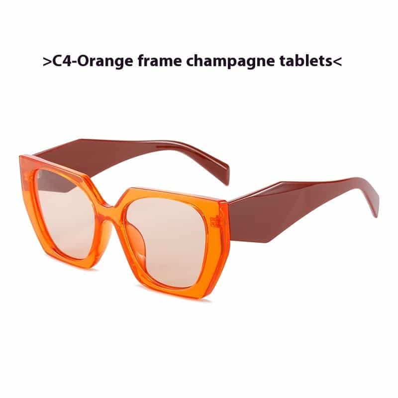 Lunettes de soleil rétro à grande bordure à la mode pour femmes – Image 4