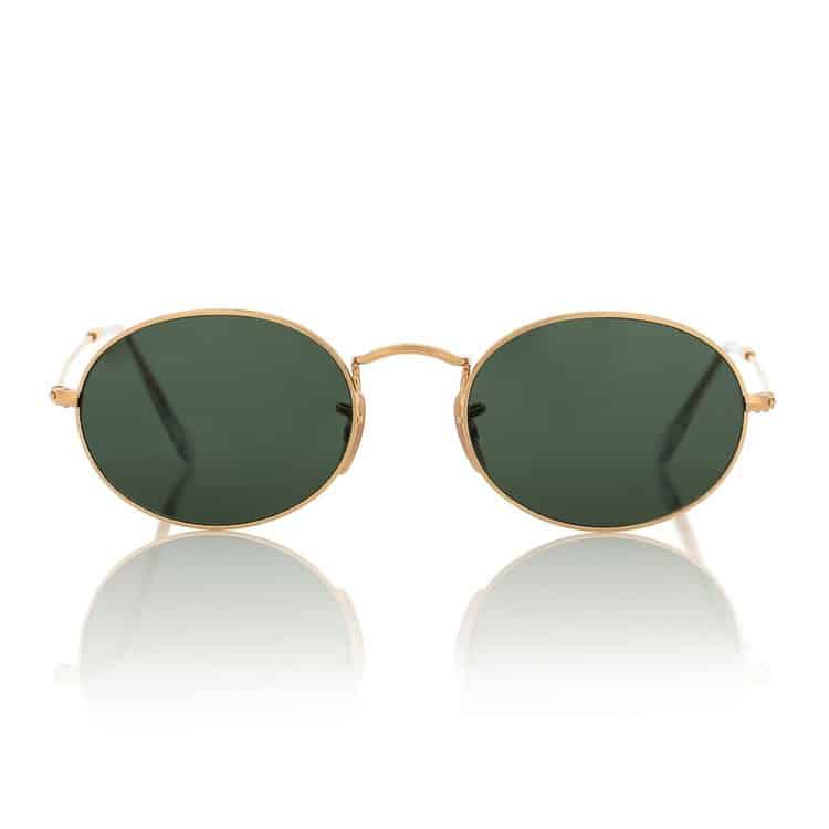 Lunettes de soleil rétro à monture ovale pour femmes – Image 3