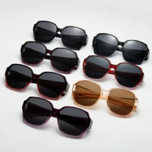 Lunettes de soleil tendance avec verres correcteurs pour myopie et traitement antireflet