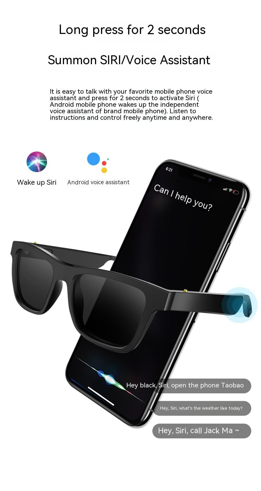Lunettes de soleil intelligentes à casque Bluetooth – Image 5