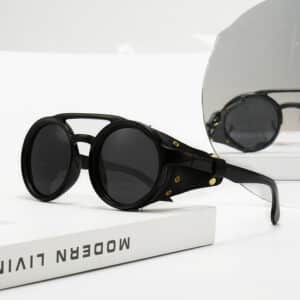 Lunettes de moto à miroir anti-vent