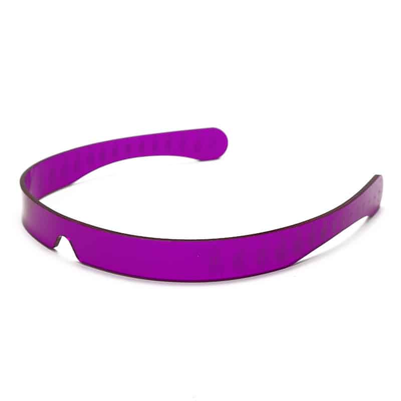 Lunettes de soleil punk à monture transparente sans contour pour hommes et femmes – Image 4