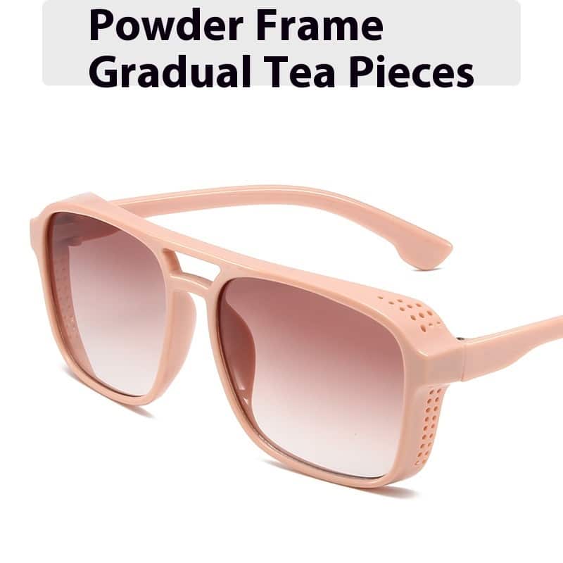 Lunettes de soleil à double faisceaux à la pour hommes – Image 8