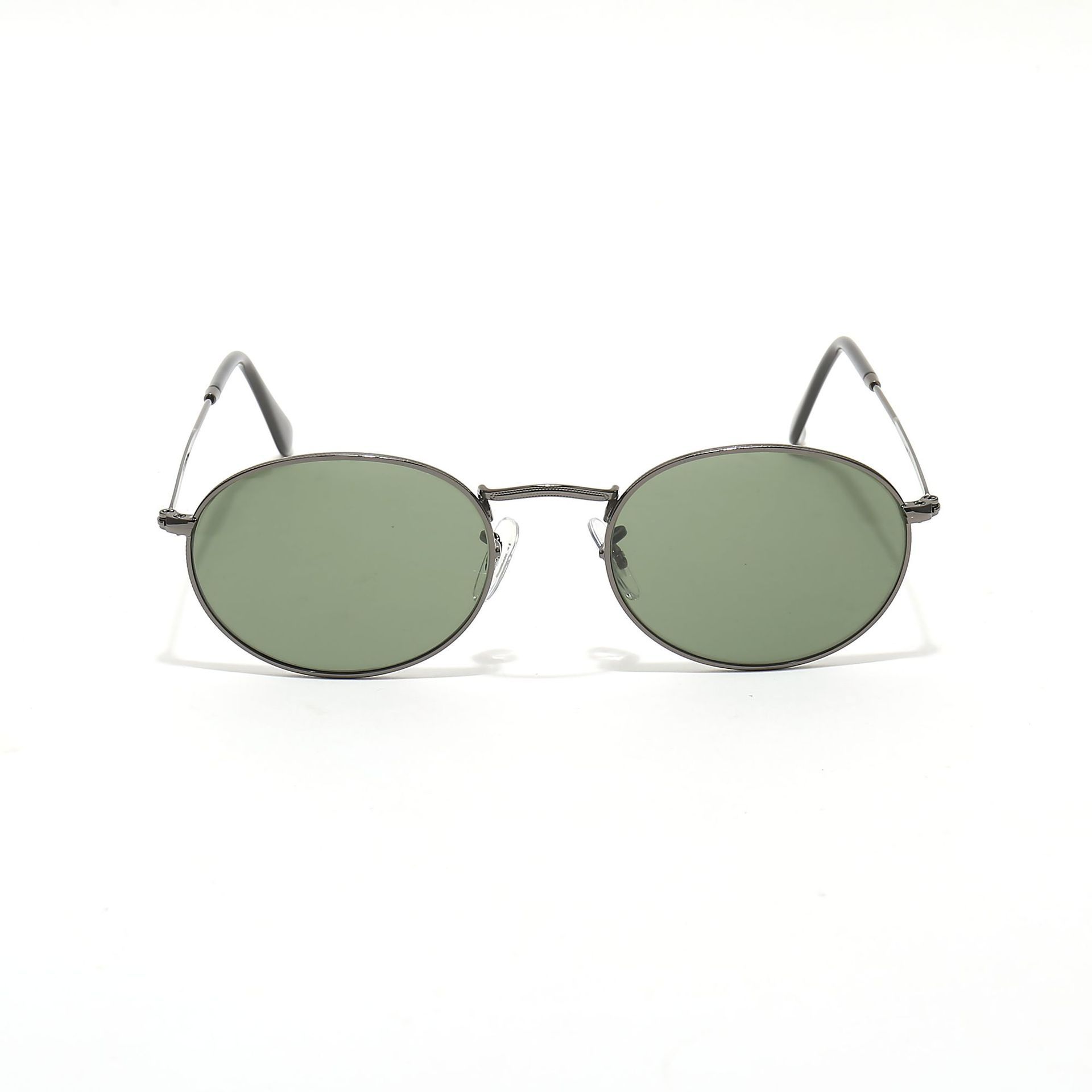Lunettes de soleil rétro à monture ovale pour femmes – Image 2