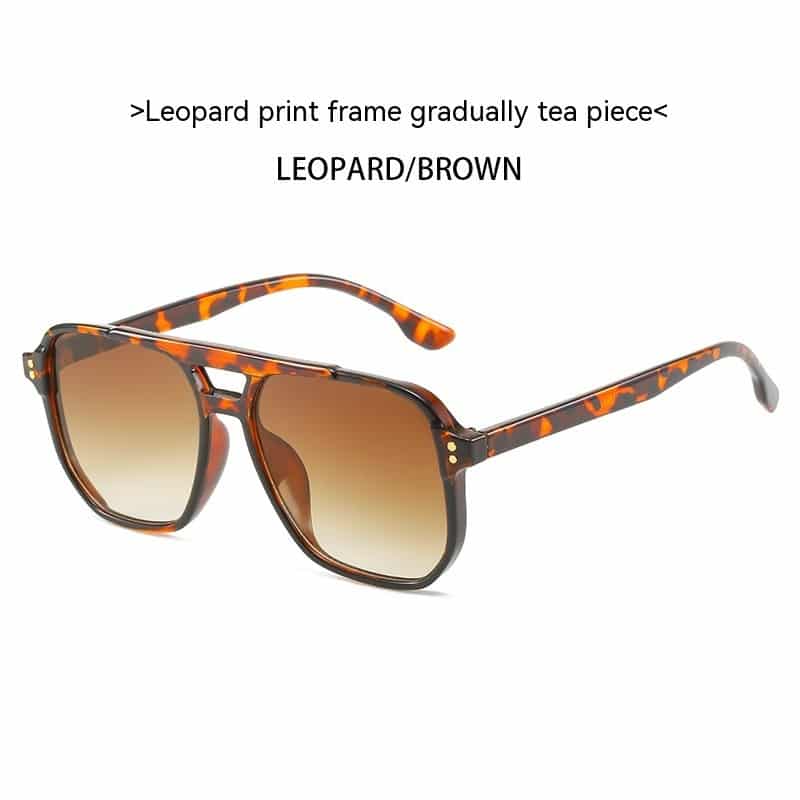 Lunettes de soleil à grande jante à la mode pour femmes – Image 3