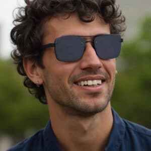 Lunettes de soleil de style vintage à la mode pour hommes