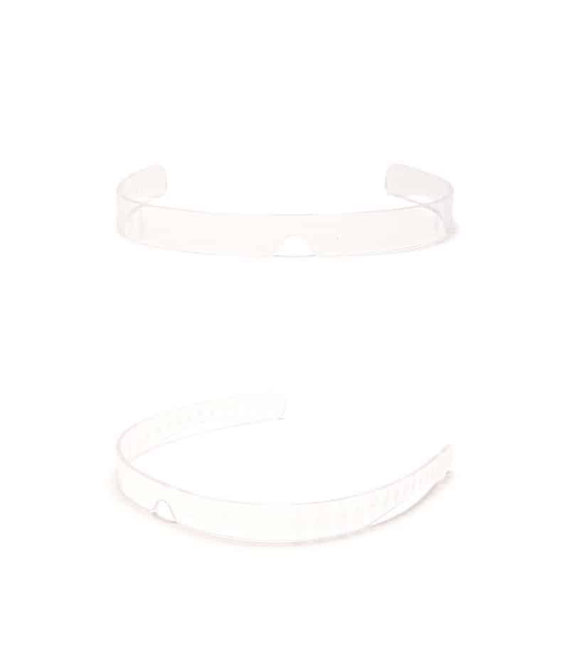Lunettes de soleil punk à monture transparente sans contour pour hommes et femmes – Image 3