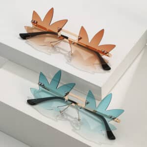 Lunettes de soleil de style hip hop à la mode pour filles