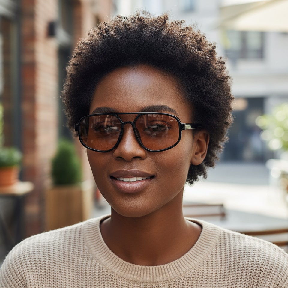 Lunettes de soleil protectrices et polyvalentes à la mode pour femmes – Image 5