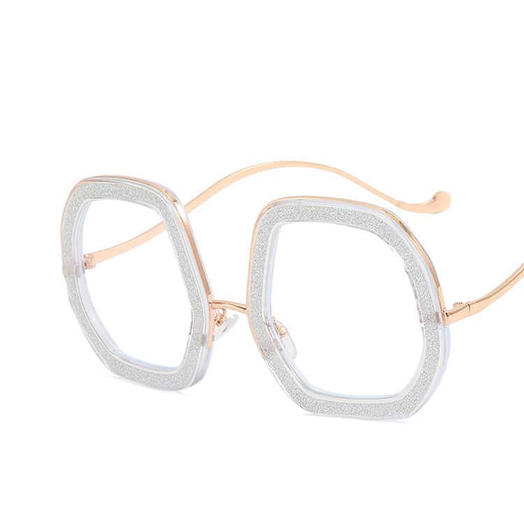 Lunettes concaves polygonales à la mode pour femmes – Image 3