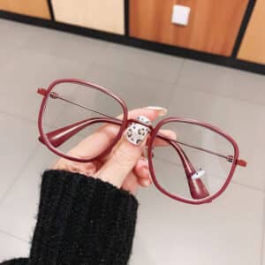 Lunettes de myopie tendances et givrées à la mode pour hommes et femmes