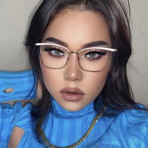 Lunettes anti-lumière bleue à la mode pour femmes