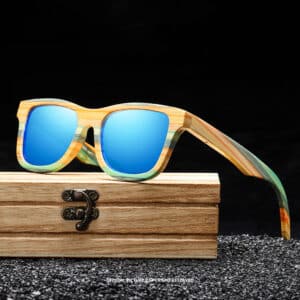 Lunettes de soleil en bois polarisées en bambou