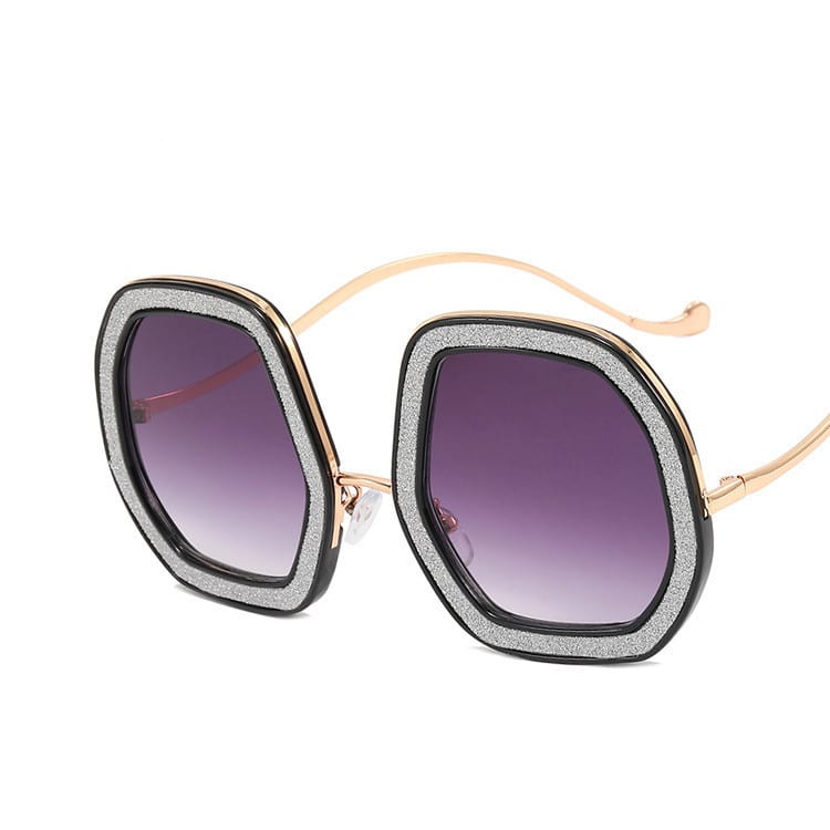 Lunettes concaves polygonales à la mode pour femmes – Image 5