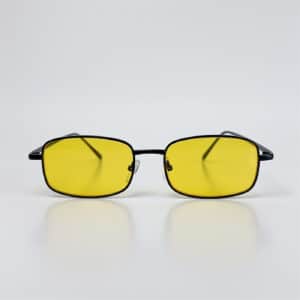 Petites lunettes rétro carrées en métal