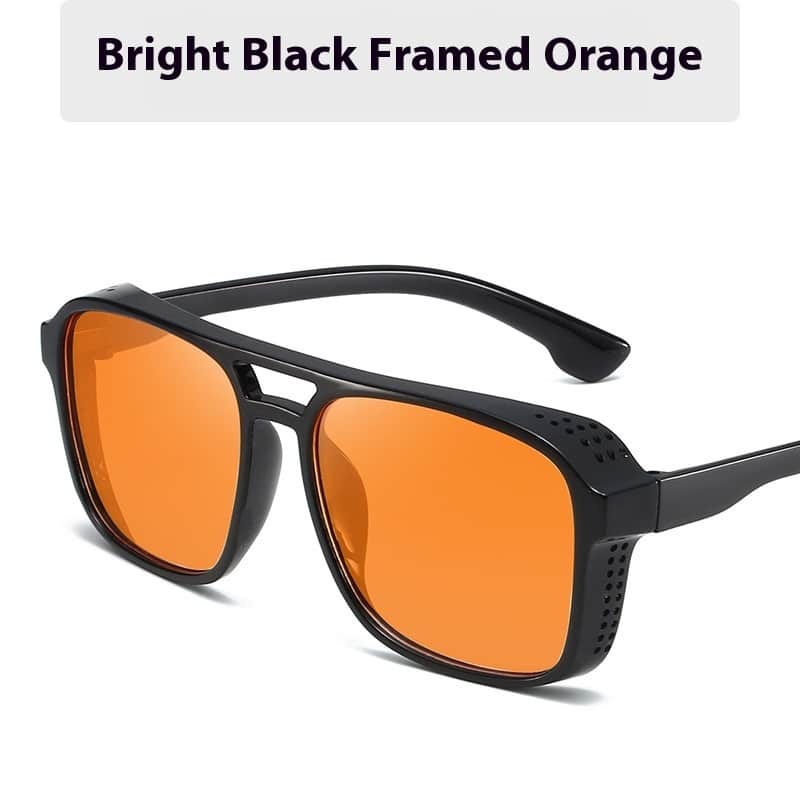 Lunettes de soleil à double faisceaux à la pour hommes – Image 5
