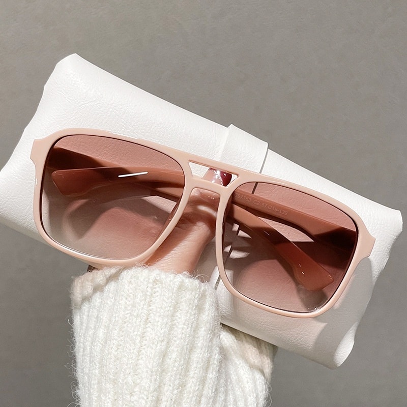 Lunettes de soleil à double faisceaux à la pour hommes – Image 9